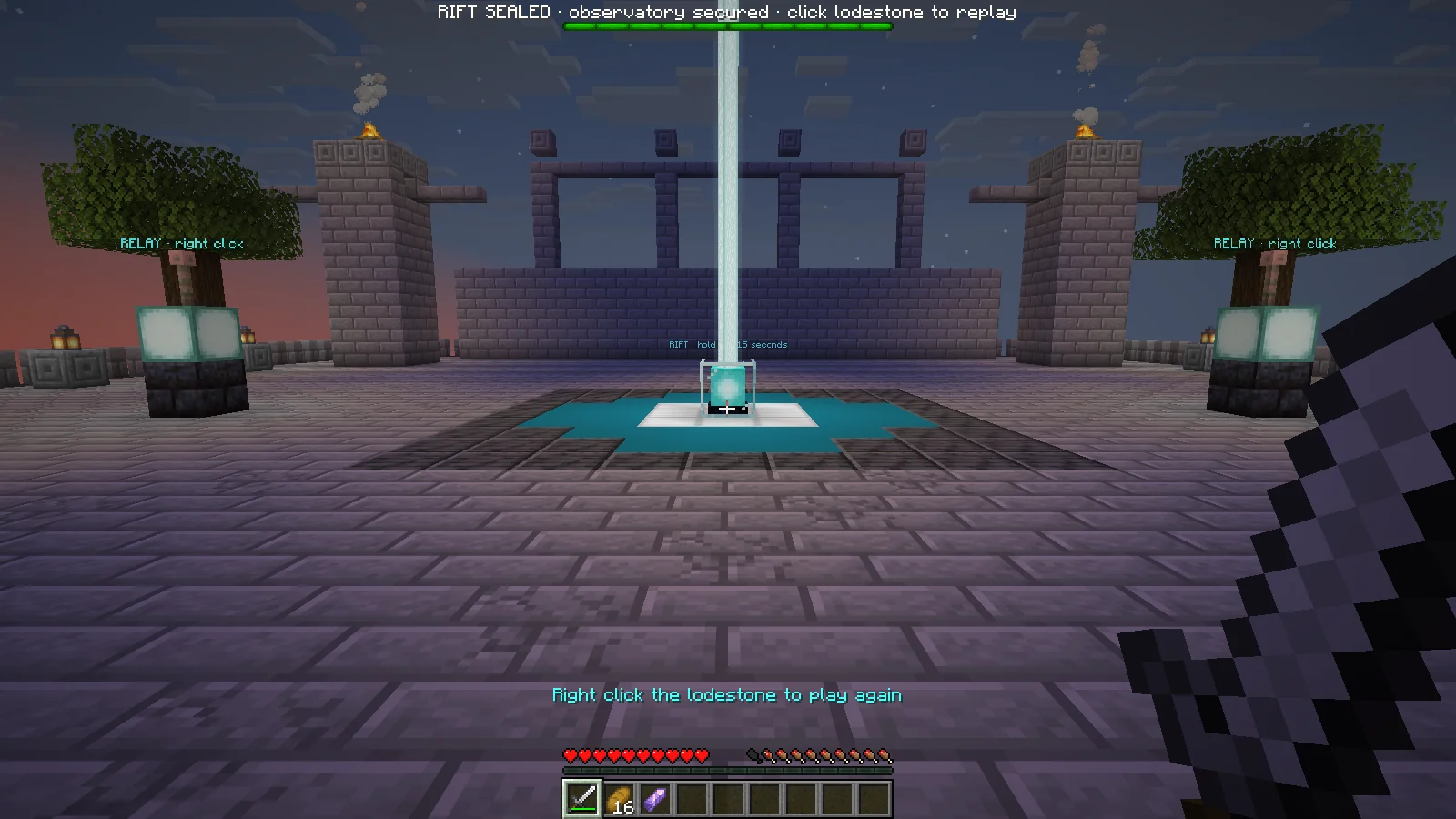 The rift sealed, the beacon lit